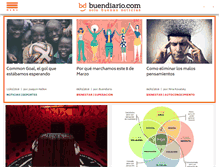 Tablet Screenshot of buendiario.com